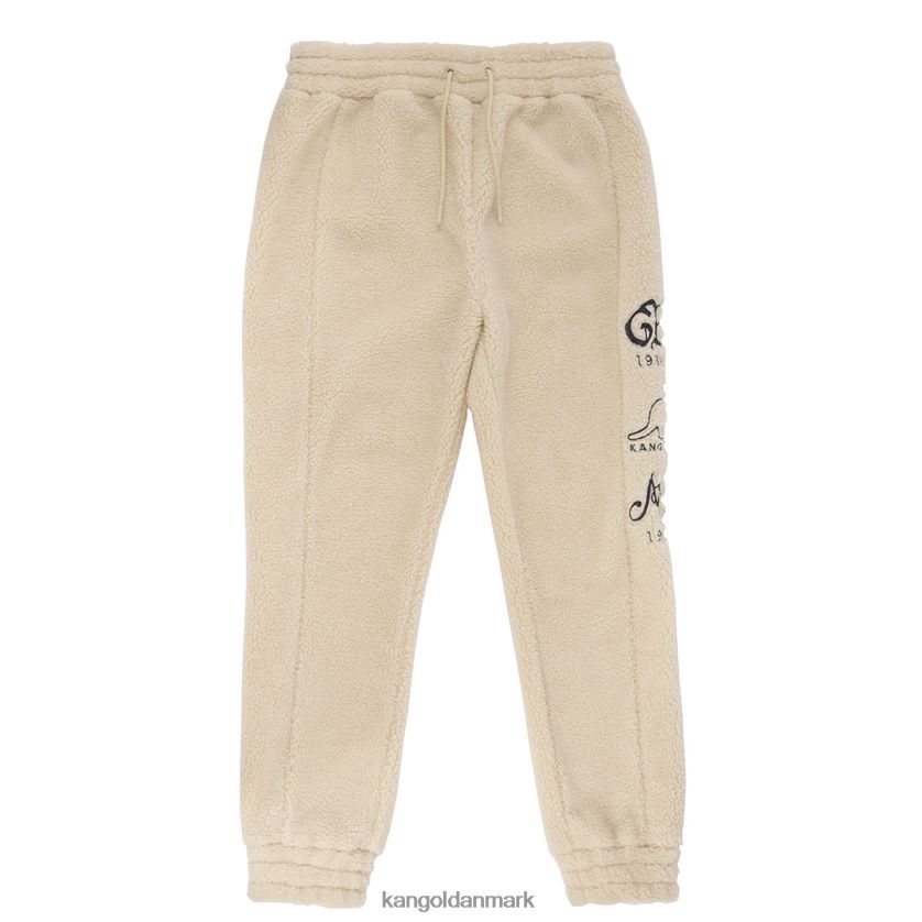 Kangol Danmark - Kangol unisex beige sherpa jogger bukser 84N2081082
