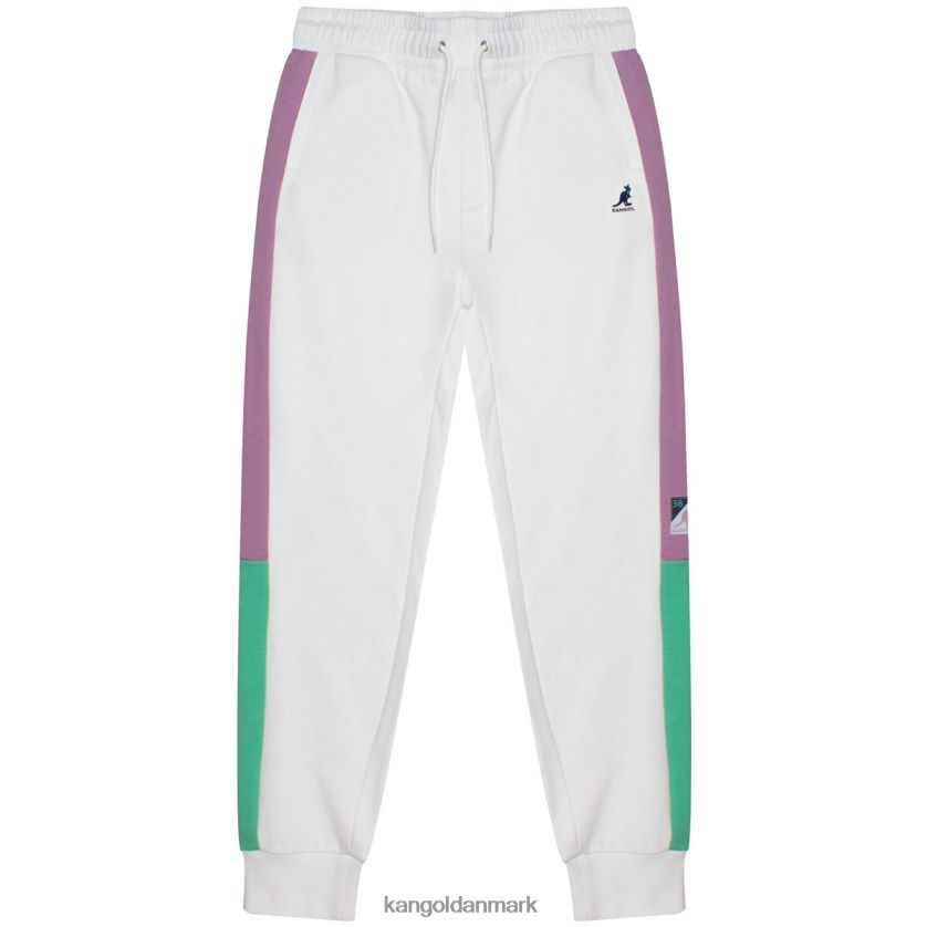 Kangol Danmark - Kangol unisex hvid combo retro jogger bukser 84N2081038