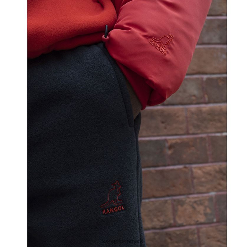 Kangol Danmark - Kangol unisex kulsort fleece jogger bukser 84N2081083