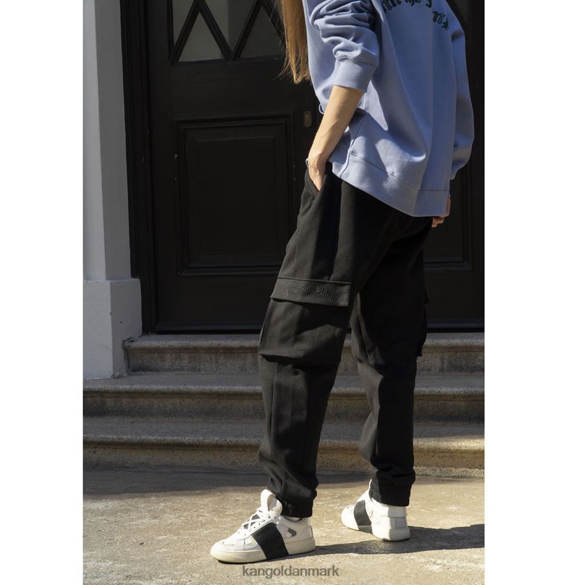 Kangol Danmark - Kangol unisex kulsort interlock jogger bukser 84N2081080