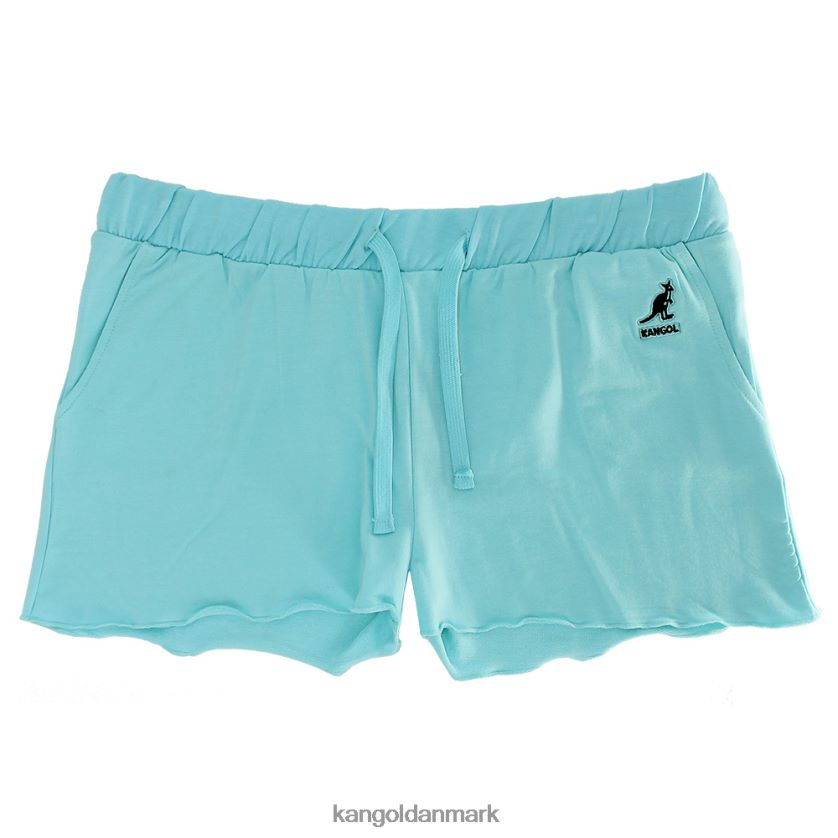 Kangol Danmark - Kangol kvinder tanager turkis flæsede shorts bukser 84N2081073