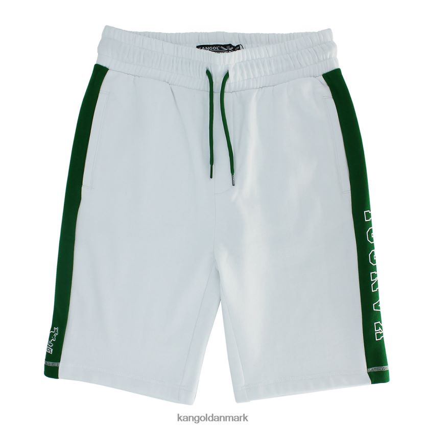 Kangol Danmark - Kangol mænd hvid/mørkegrøn tennisshorts bukser 84N2081077