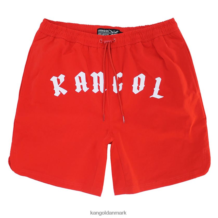 Kangol Tøj - Kangol unisex rød gotisk svømmekort bukser 84N2081029