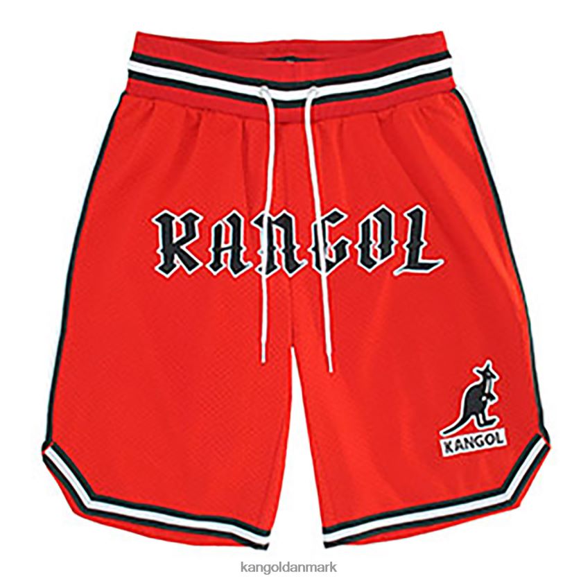 Kangol Tøj - Kangol unisex rød spilledag basketballshorts bukser 84N2081009