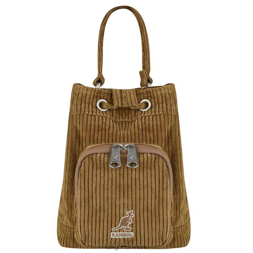 Kangol Danmark - Kangol unisex brun ledning v lomme bøttepose tilbehør 84N208977