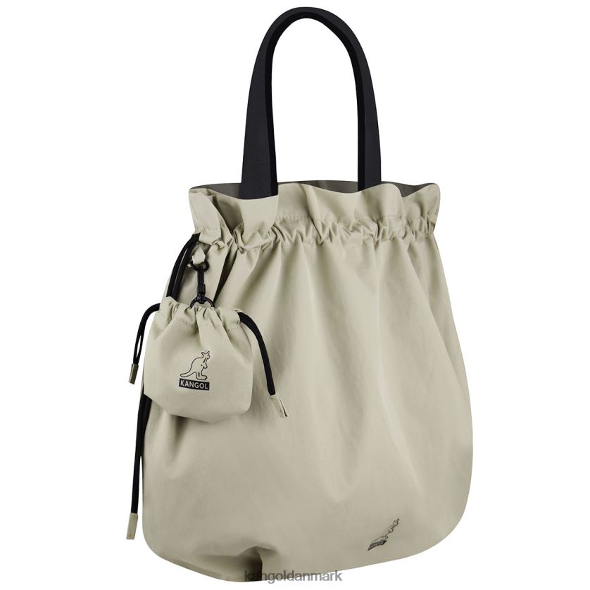 Kangol Danmark - Kangol unisex ecru rejsesnøre shopper tilbehør 84N208967