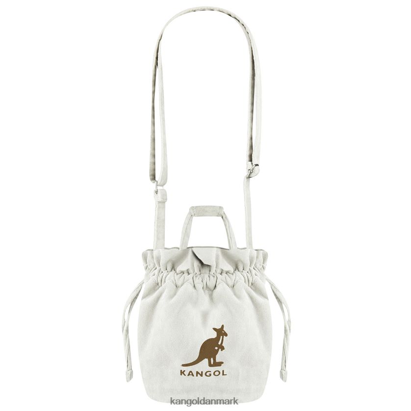 Kangol Danmark - Kangol unisex elfenben fløjlssnørepose tilbehør 84N208992