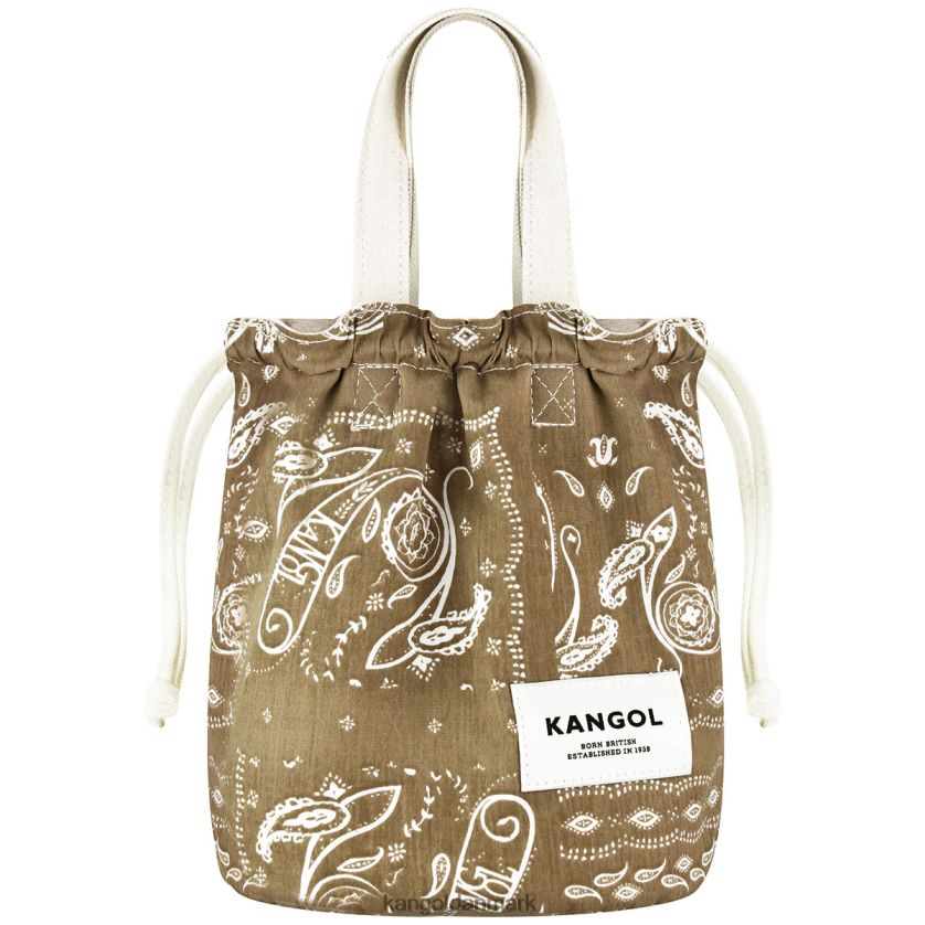 Kangol Danmark - Kangol unisex elfenben vendbar paisley bucket bag tilbehør 84N208963