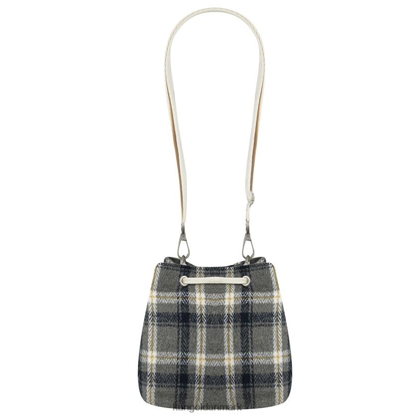 Kangol Danmark - Kangol unisex grå plaid checker ii bucket bag tilbehør 84N208971