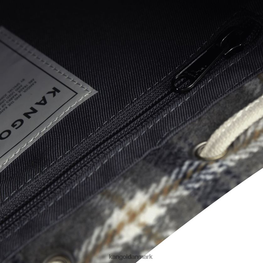 Kangol Danmark - Kangol unisex grå plaid checker ii bucket bag tilbehør 84N208971