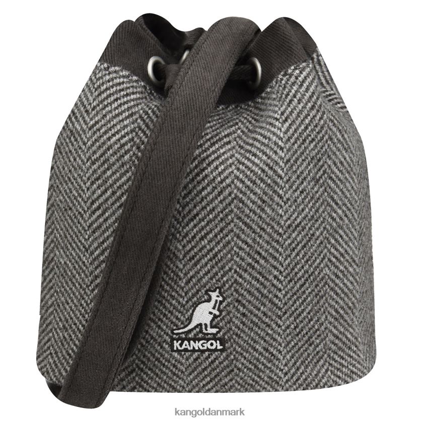 Kangol Danmark - Kangol unisex grå sildebensbøttepose tilbehør 84N208979