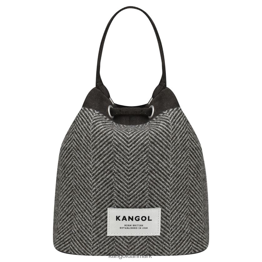 Kangol Danmark - Kangol unisex grå sildebensbøttepose tilbehør 84N208979