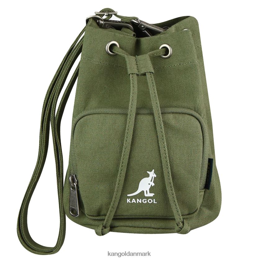 Kangol Danmark - Kangol unisex kaki lucky canvas bucket bag tilbehør 84N208941