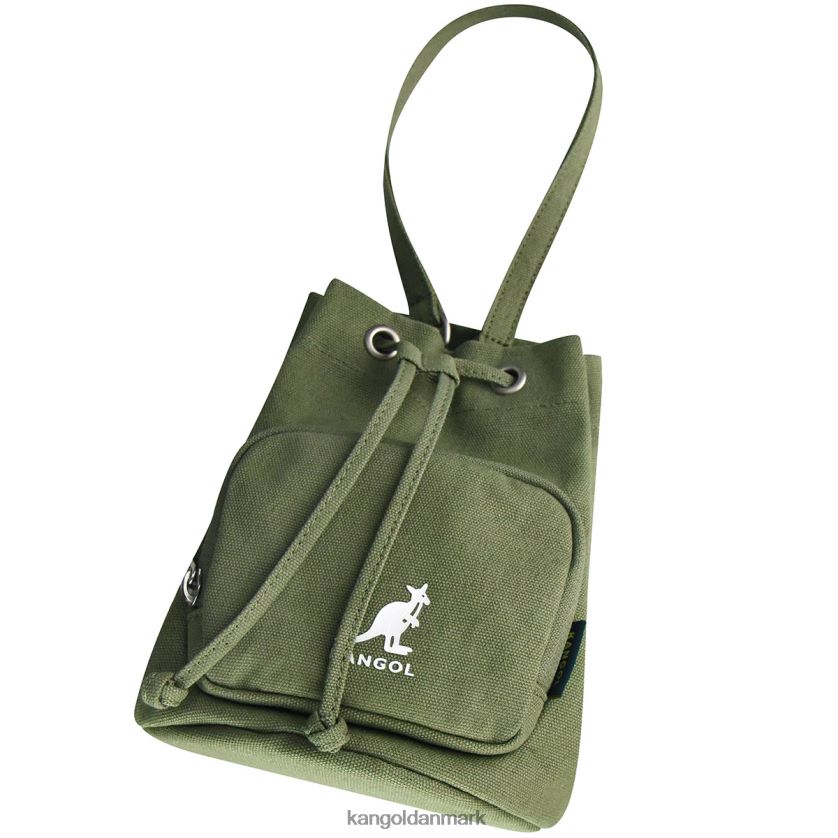 Kangol Danmark - Kangol unisex kaki lucky canvas bucket bag tilbehør 84N208941