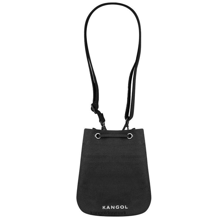 Kangol Danmark - Kangol unisex sort lucky canvas bucket bag tilbehør 84N208939