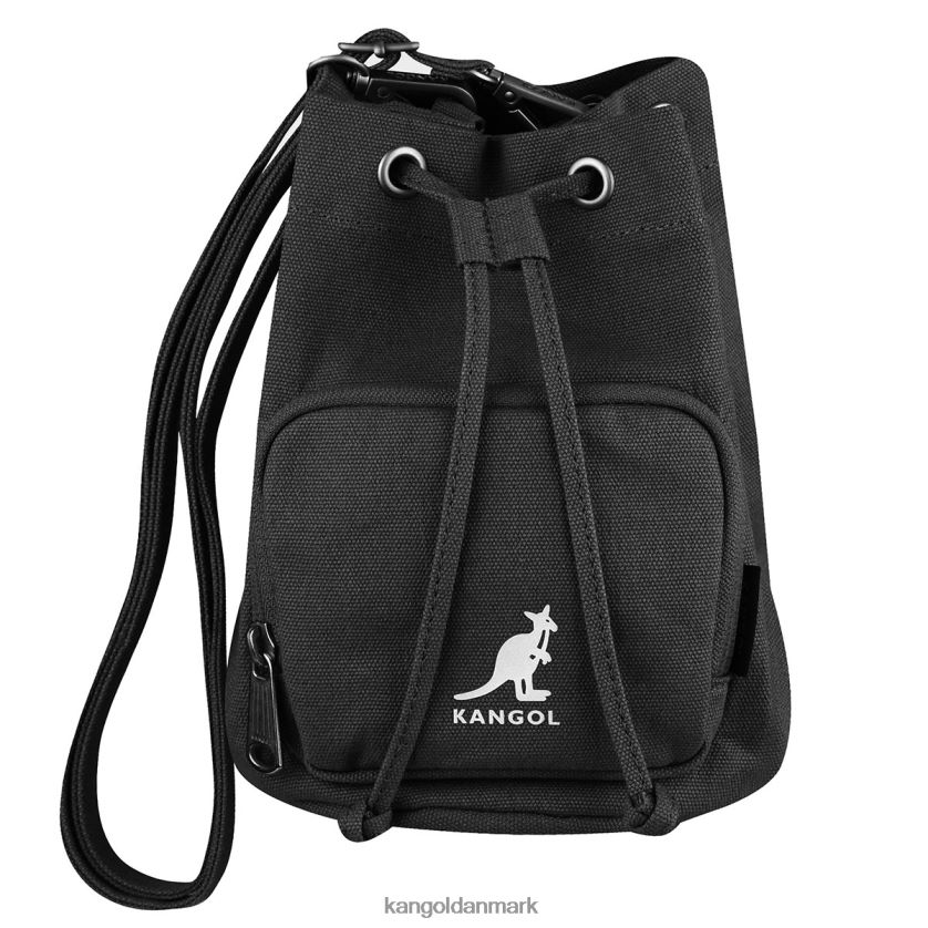 Kangol Danmark - Kangol unisex sort lucky canvas bucket bag tilbehør 84N208939