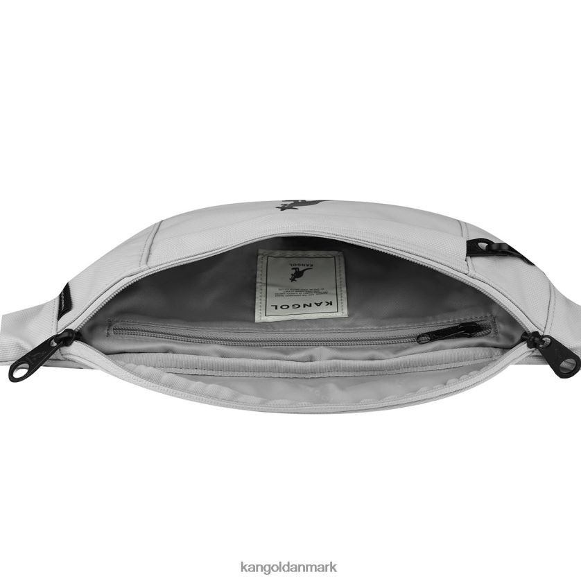 Kangol Danmark - Kangol unisex lysegrå autentisk ii bum bag tilbehør 84N208961