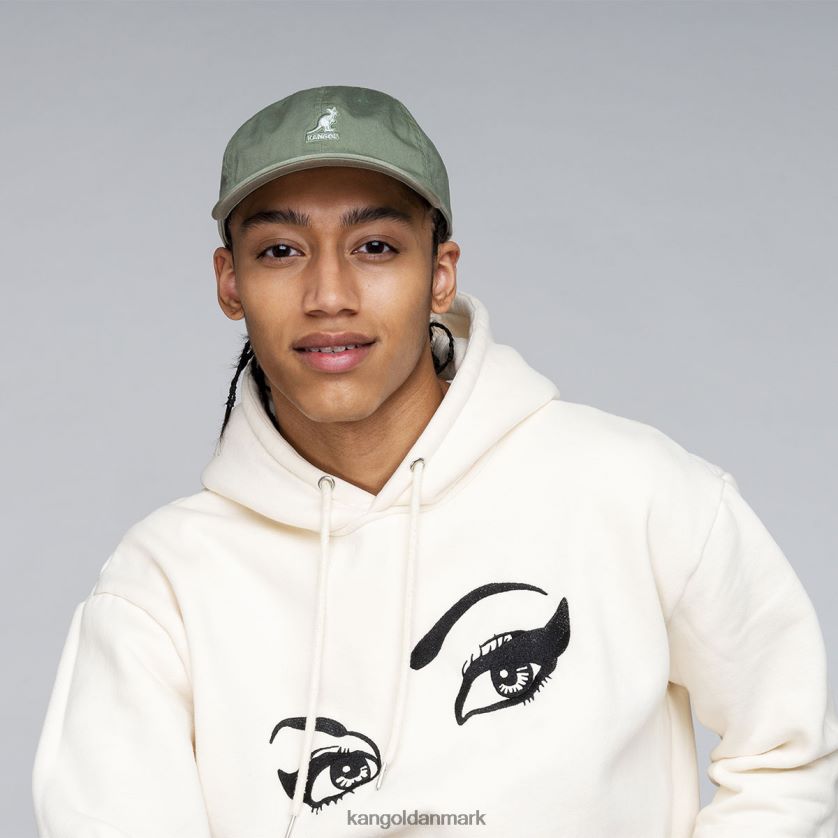 Kangol Danmark - Kangol unisex alger vasket baseball tilbehør 84N208336