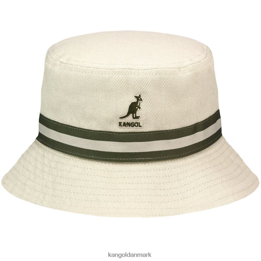 Kangol Danmark - Kangol unisex beige stribe spænde tilbehør 84N208526