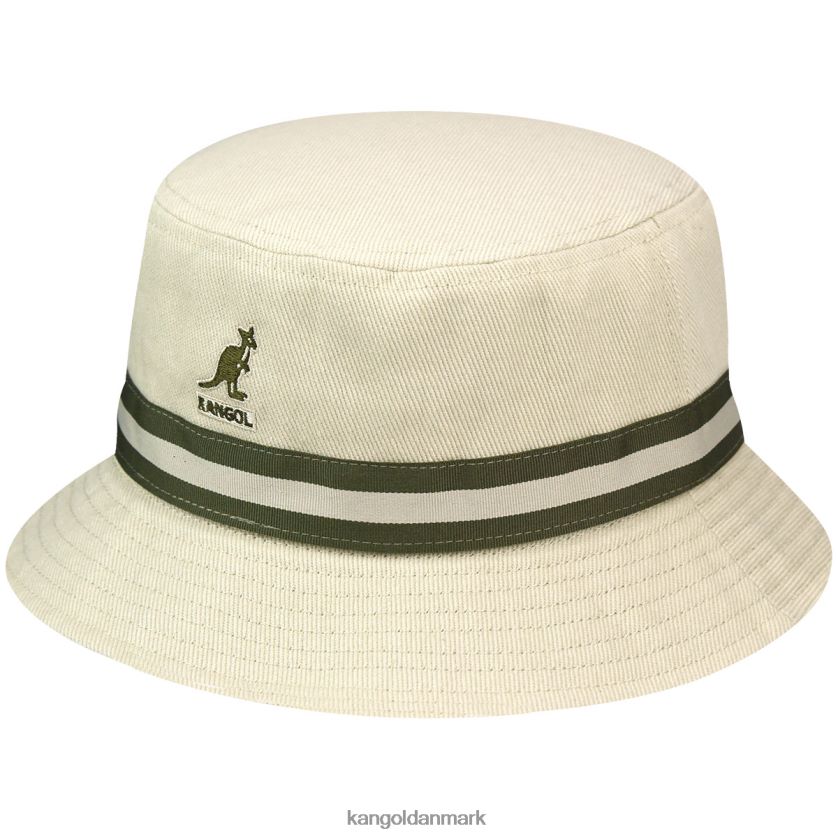 Kangol Danmark - Kangol unisex beige stribe spænde tilbehør 84N208526