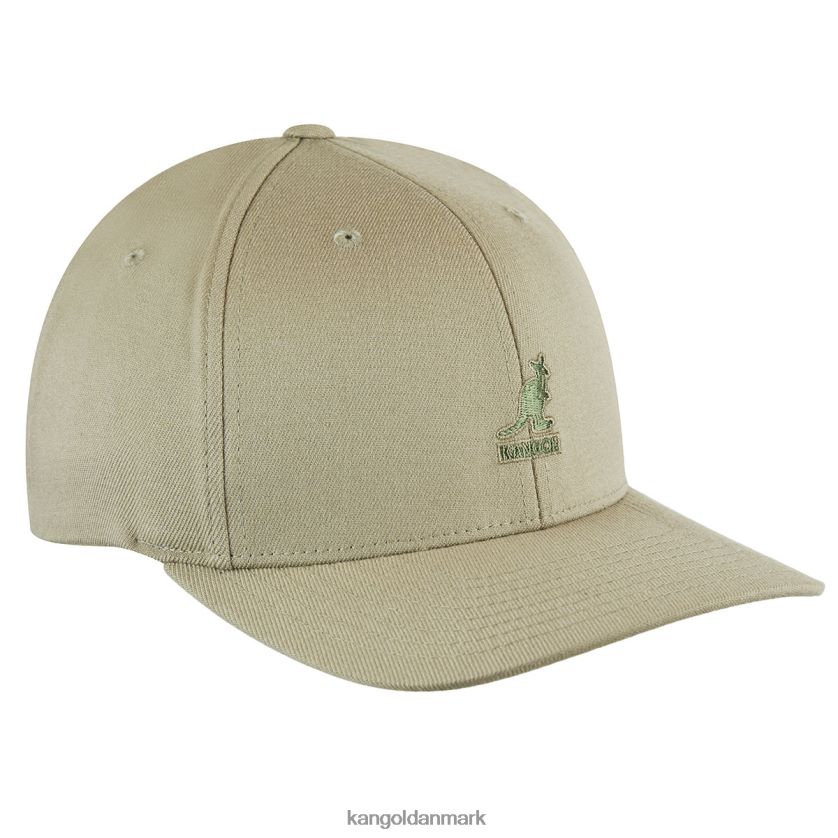 Kangol Danmark - Kangol unisex beige uld flexfit baseball tilbehør 84N208313