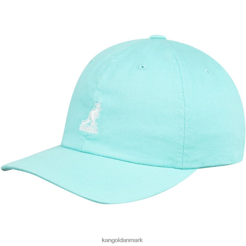 Kangol Danmark - Kangol unisex blå nuance vasket baseball tilbehør 84N208343