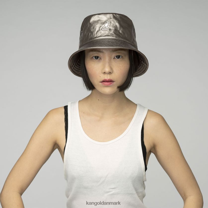 Kangol Danmark - Kangol unisex bronze krølle fremtidig spand m/ øreklapper tilbehør 84N208688