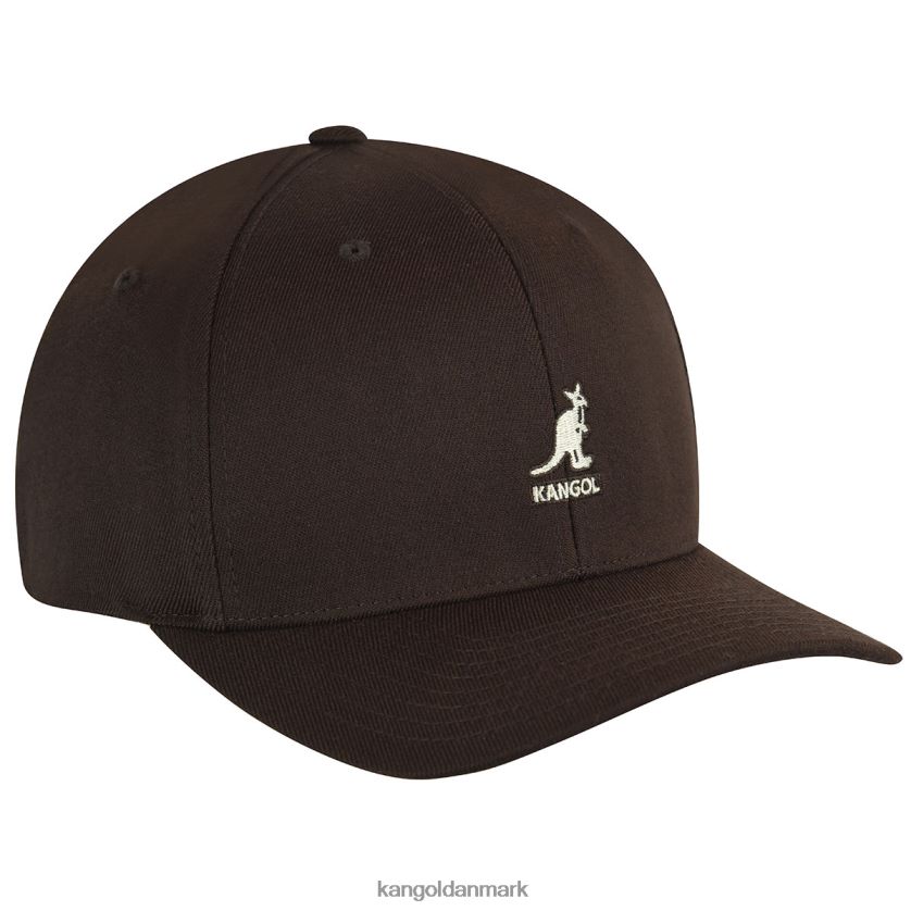 Kangol Danmark - Kangol unisex brun uld flexfit baseball tilbehør 84N208315