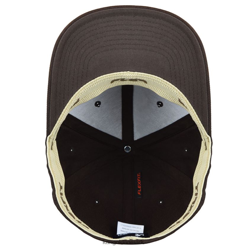 Kangol Danmark - Kangol unisex brun uld flexfit baseball tilbehør 84N208315