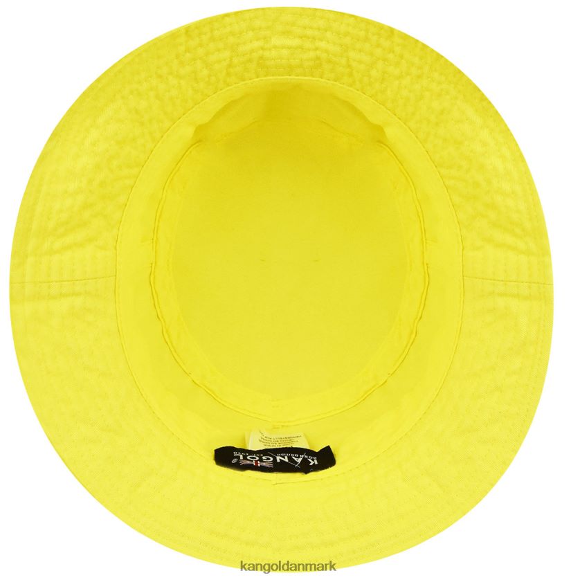 Kangol Danmark - Kangol unisex citron sorbet vasket bøttehat tilbehør 84N208585