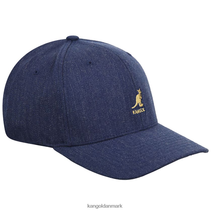 Kangol Danmark - Kangol unisex denim uld flexfit baseball tilbehør 84N208318
