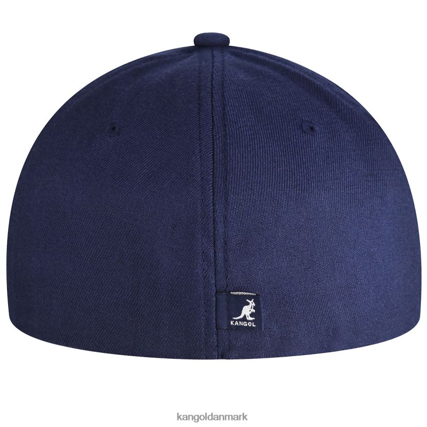 Kangol Danmark - Kangol unisex derude blå uld flexfit baseball tilbehør 84N208329
