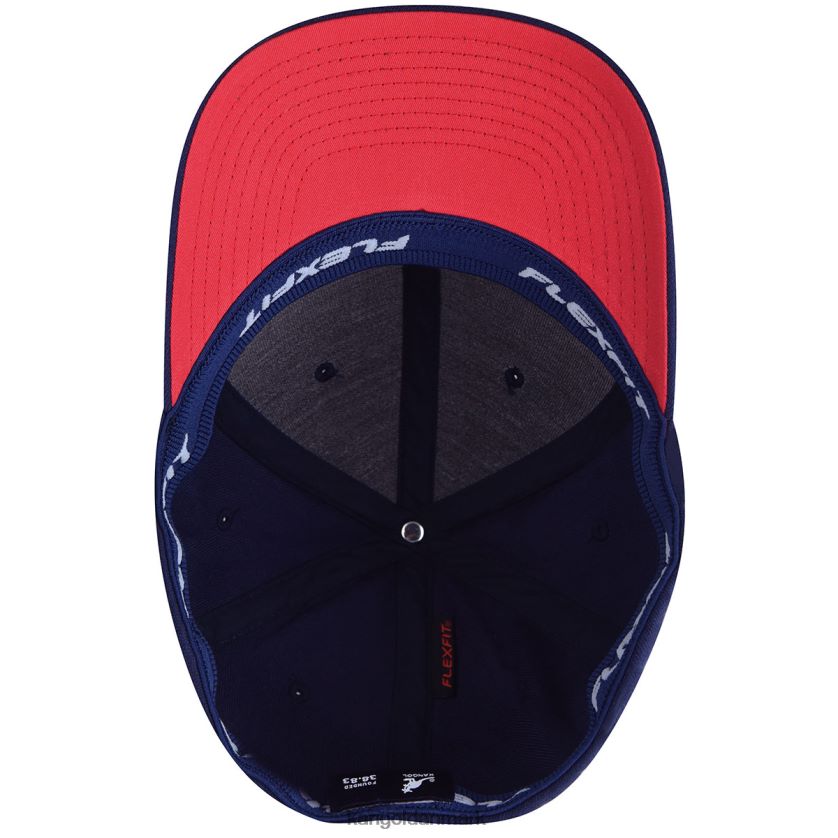 Kangol Danmark - Kangol unisex derude blå uld flexfit baseball tilbehør 84N208329