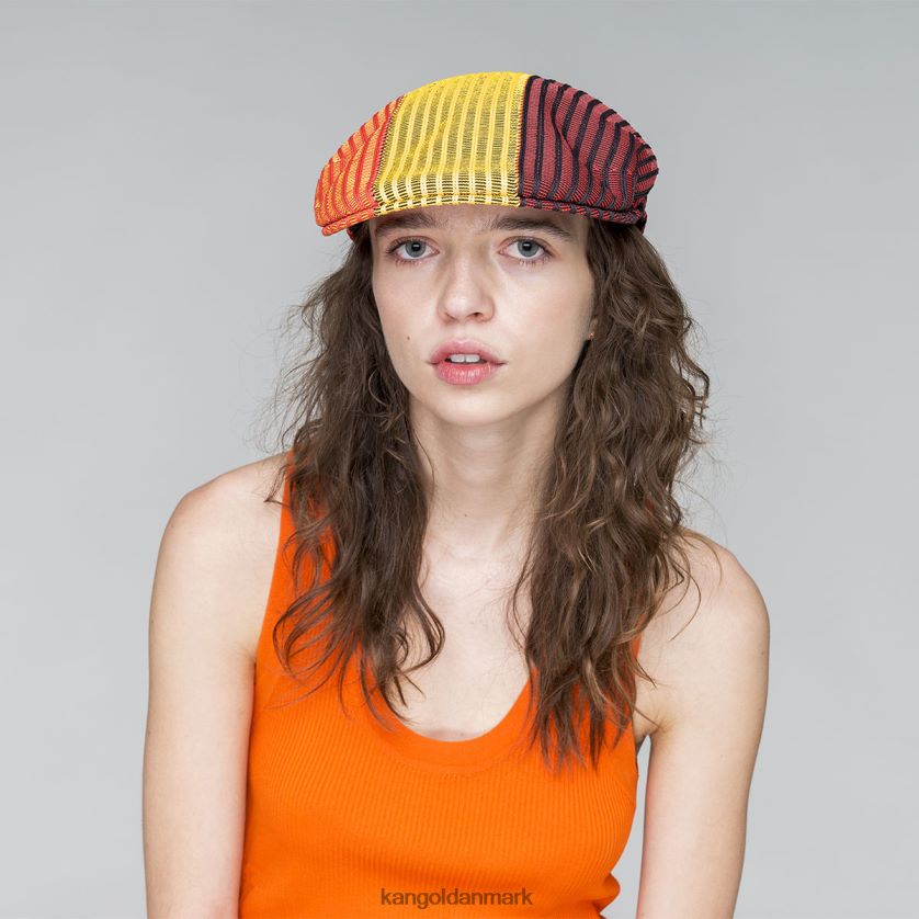 Kangol Danmark - Kangol unisex dybe fjedre multi tri tone rib 504 tilbehør 84N20899