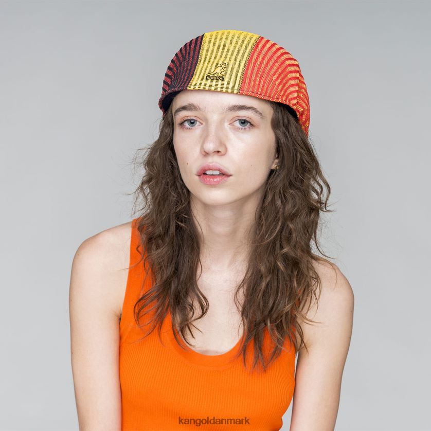 Kangol Danmark - Kangol unisex dybe fjedre multi tri tone rib 504 tilbehør 84N20899