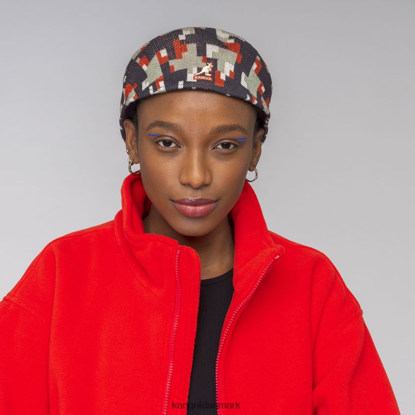 Kangol Danmark - Kangol unisex dybe fjedre/nikkel pixeleret plaid 504 tilbehør 84N20853