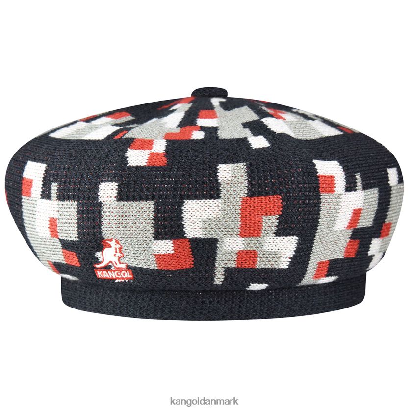Kangol Danmark - Kangol unisex dybe fjedre/nikkel pixeleret plaid baret tilbehør 84N208398