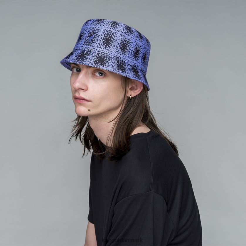 Kangol Danmark - Kangol unisex dybe kilder/iset lilla grunge plaid bin tilbehør 84N208656