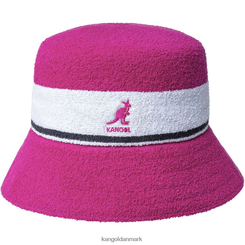 Kangol Danmark - Kangol unisex elektrisk pink bermuda stribe spand tilbehør 84N208646