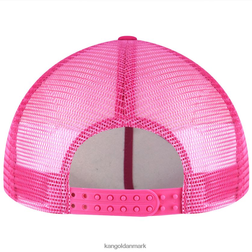 Kangol Danmark - Kangol unisex elektrisk pink/hvid raver logo trucker tilbehør 84N208282