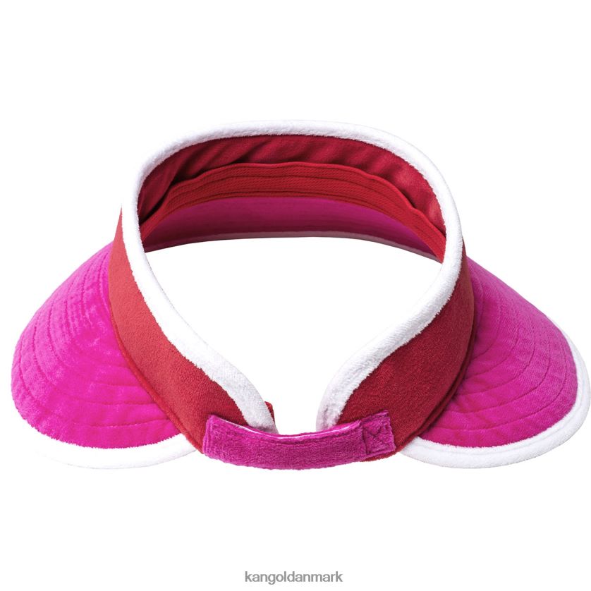 Kangol Danmark - Kangol unisex elektrisk pink/kirsebærglød strandsidevisir tilbehør 84N208911