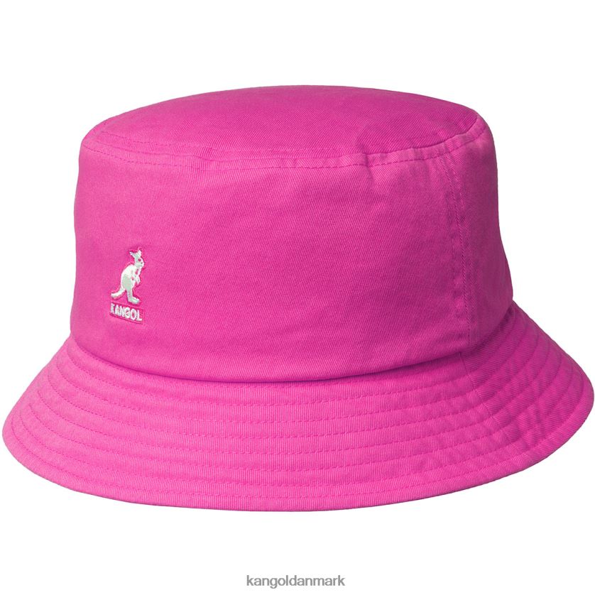 Kangol Danmark - Kangol unisex elektrisk pink vasket bøttehat tilbehør 84N208587