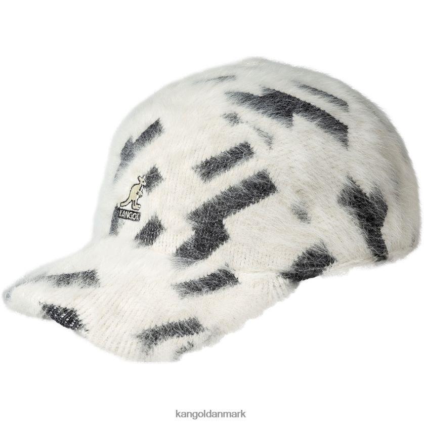 Kangol Danmark - Kangol unisex elfenben/sort furgora matrix spacecap tilbehør 84N208362