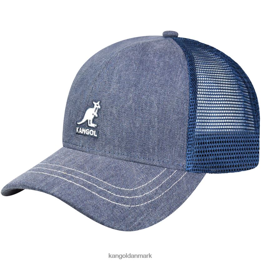 Kangol Danmark - Kangol unisex flåde distressed bomuldsnet baseball tilbehør 84N208292