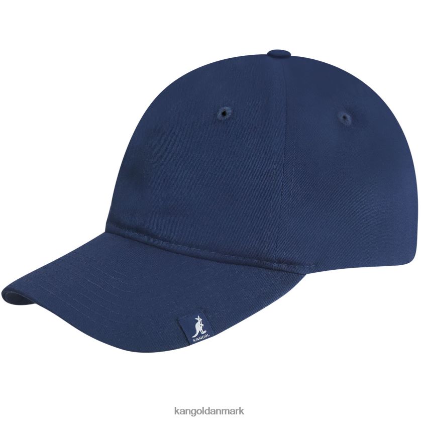 Kangol Danmark - Kangol unisex flåde justerbar baseball i bomuld tilbehør 84N208334