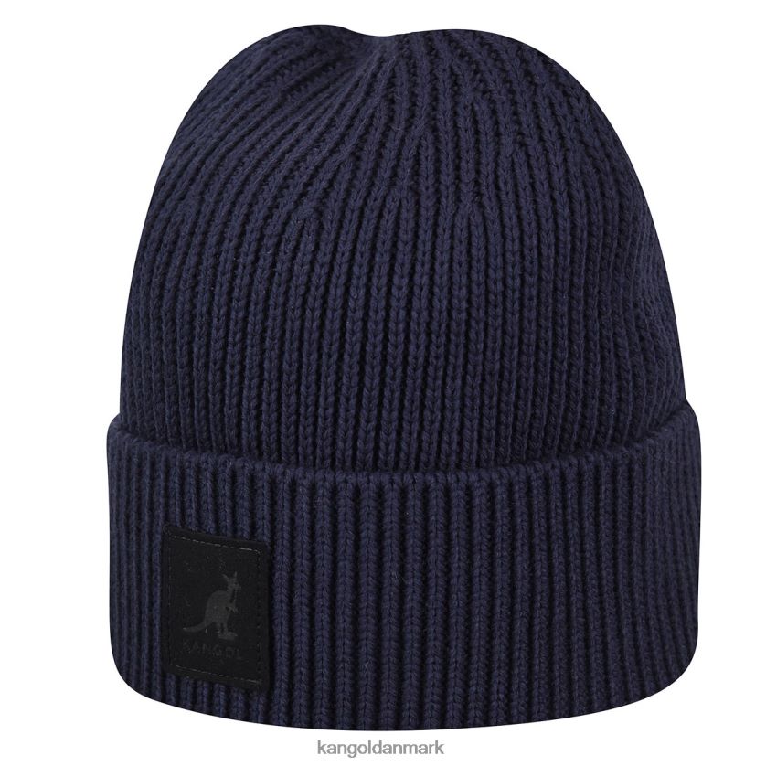 Kangol Danmark - Kangol unisex flåde patch beanie tilbehør 84N208855