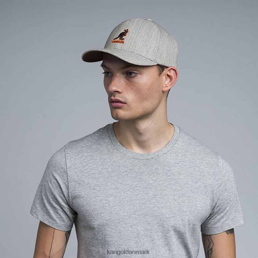 Kangol Danmark - Kangol unisex flannel 3d uld flexfit baseball tilbehør 84N208300