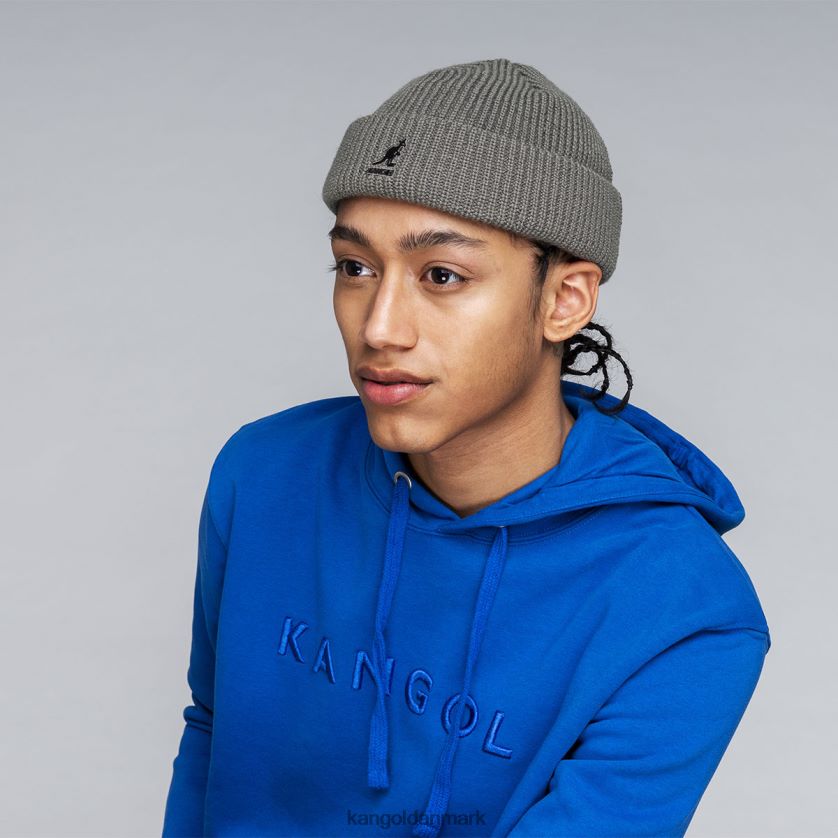 Kangol Danmark - Kangol unisex grå kardinal 2-vejs hue tilbehør 84N208863