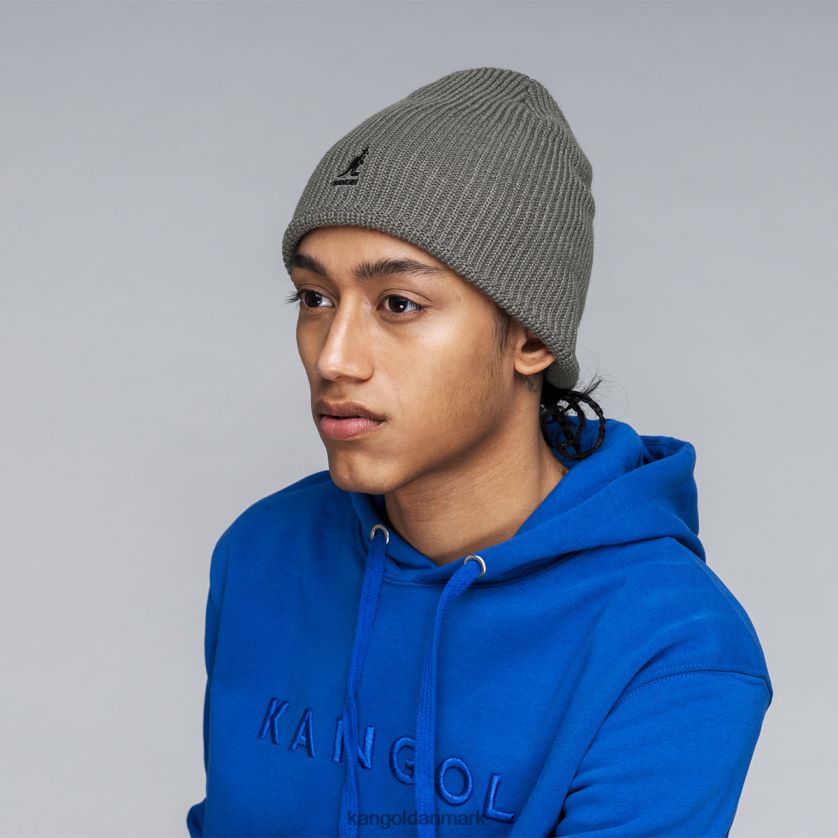 Kangol Danmark - Kangol unisex grå kardinal 2-vejs hue tilbehør 84N208863