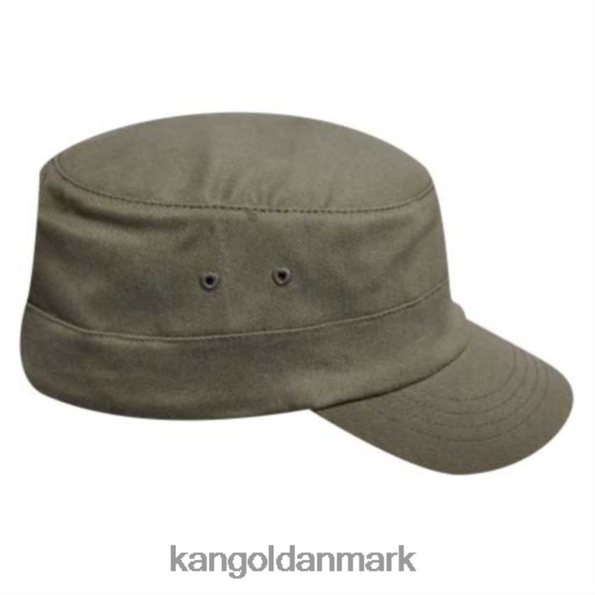 Kangol Danmark - Kangol unisex grøn Army kasket i bomuldstwill tilbehør 84N208261